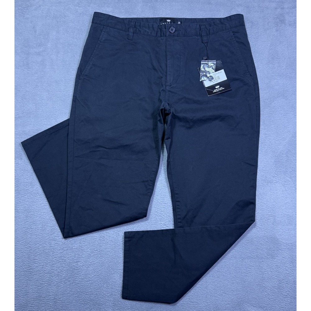 Under 510 Pants Mens 33x26 Black Core Stretch Chino Normcore Modern USA NEW